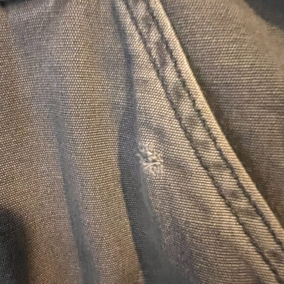 Carhartt Grey Rugged Flex Relaxed Fit Flannel-Lined Utility Work Pant Size 42x30 - Picture 4 of 9